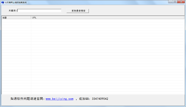 北极鹰商业情报搜集软件 V1.0 绿色版