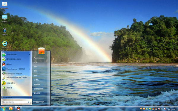 տ�����win7�羰����