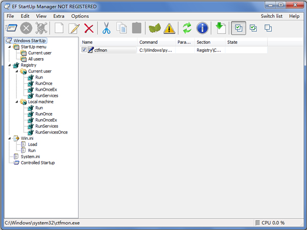EF StartUp Manager(�����������������) V6.30