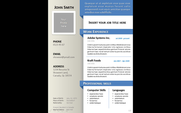 6ɫ����Ӣ�ĸ��˼���PPTģ�� V1.0